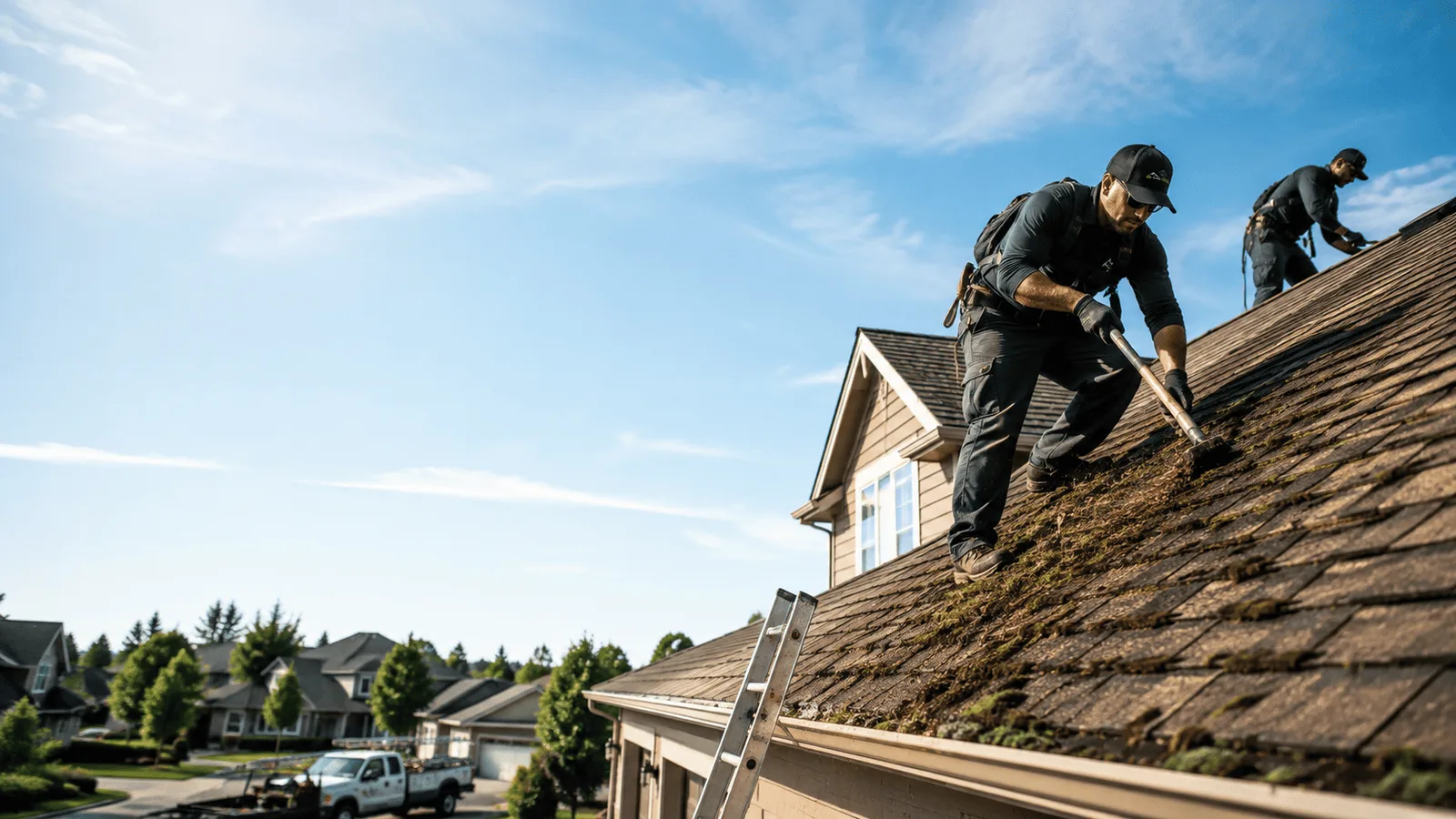 Roof Moss Removal in Coldwater, MI near me